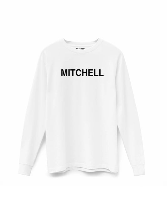 White Long Sleeve Tee