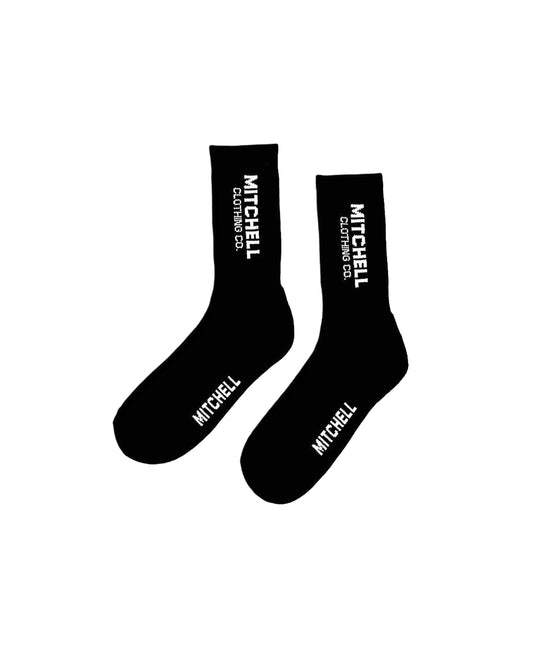 Black Cotton Socks